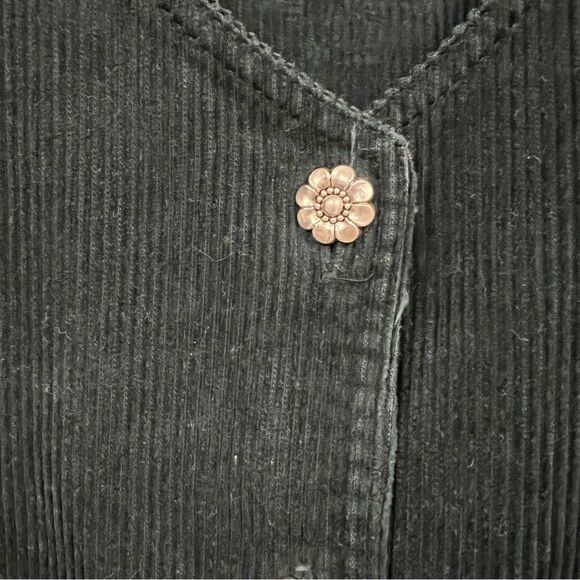 Amy Too dark green mod corduroy dress. Size 14 - Picture 3 of 7